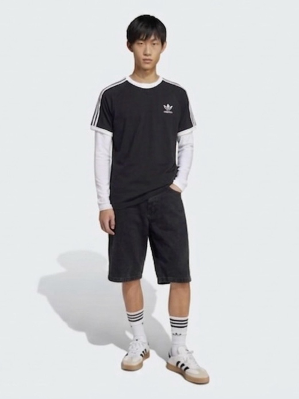 Adidas Adicolor Classics 3-Stripes Tee | Black